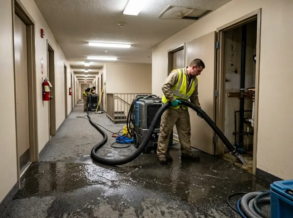 multi-unit-apartment-hallway-f-005 — frequently asked questions, Emergency Burst Pipe Water Extraction & Removal in Kansas C…